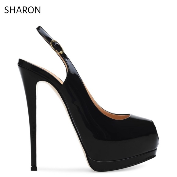 GIUSEPPE ZANOTTI Sharon
slingback pumps - black - Picture 5 of 7